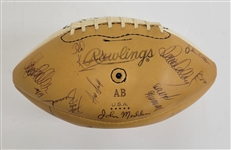 Oakland Raiders 1977 Super Bowl Champions Team Signed Football w/ John Madden Beckett LOA 