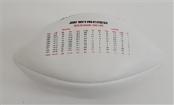 Jerry Rice Autographed Football w/ Commemorative Kicking Tee