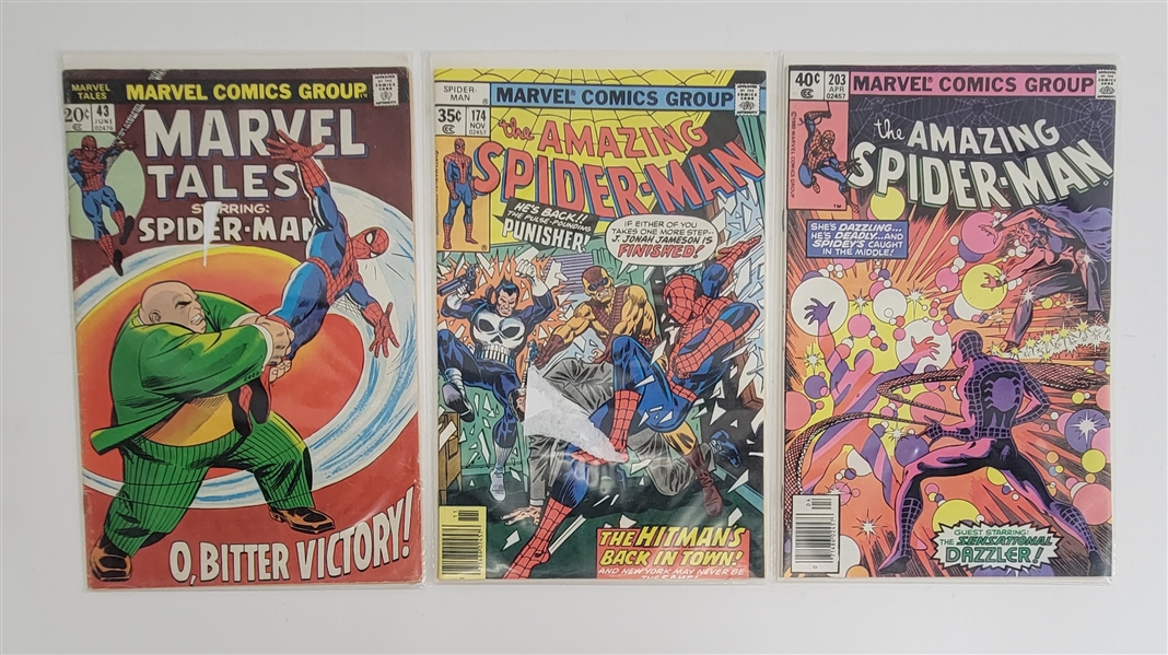 Lot of 3 "The Amazing Spider-Man" Comic Books