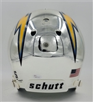 LaDanian Tomlinson Autographed San Diego Chargers Full Size Schutt Authentic Chrome Helmet JSA