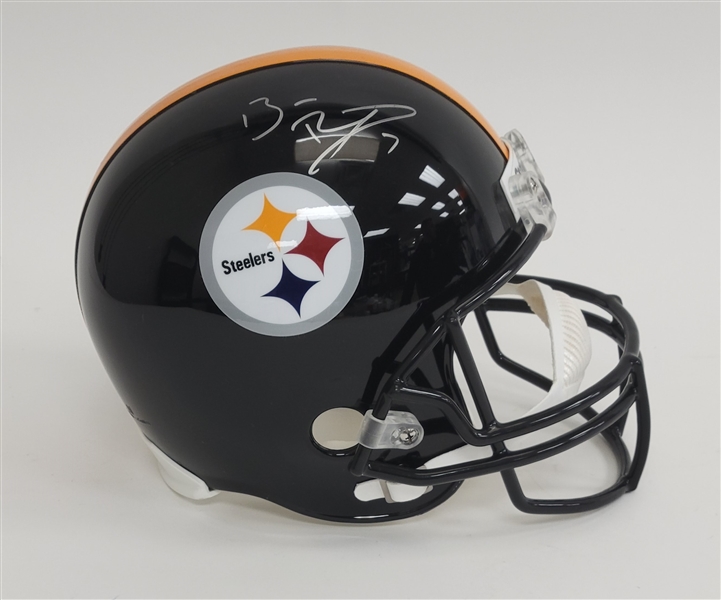 Ben Roethlisberger Autographed Pittsburgh Steelers Full Size Replica Helmet JSA