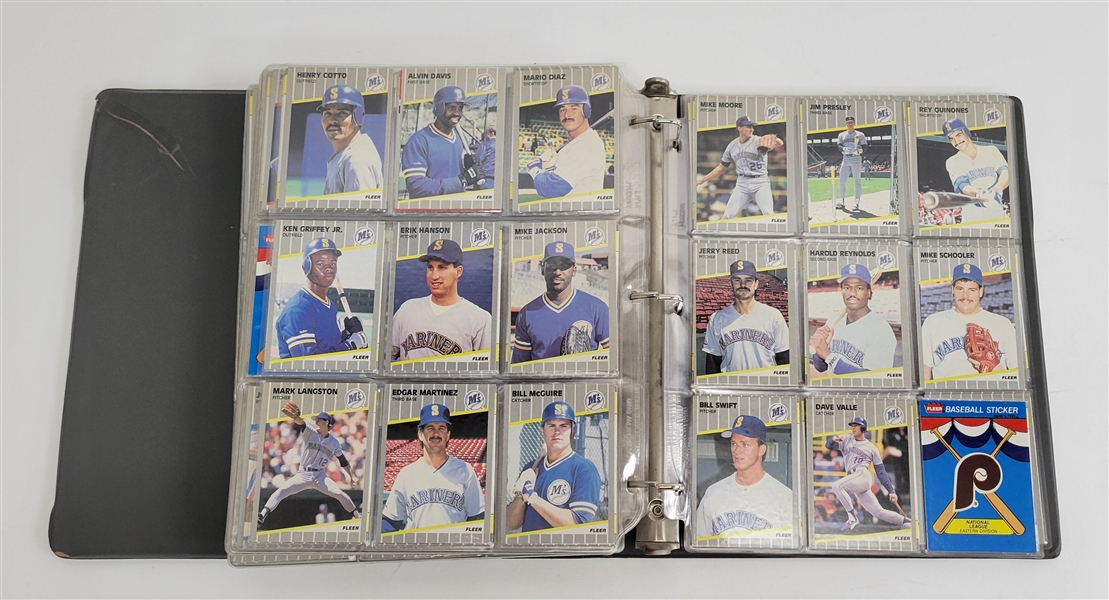 1989 Fleer Baseball Complete Set w/ Griffey Jr. Rookie