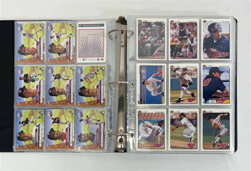 Collection of Early 1990s Minnesota Twins Cards