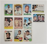 Lot of 11 Vintage Willie Mays Cards