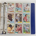 1981 Topps Football Card Set w/ Joe Montana Rookie Card
