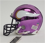 Daunte Culpepper Autographed Minnesota Vikings Chrome Mini Helmet