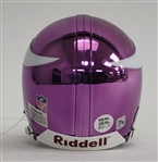 Daunte Culpepper Autographed Minnesota Vikings Chrome Mini Helmet