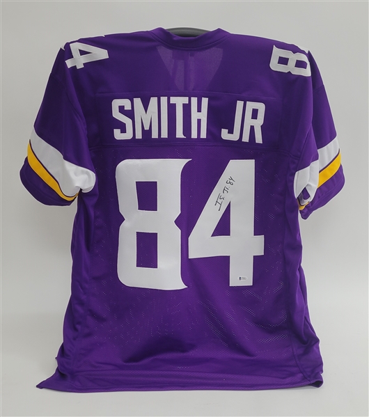 Irv Smith Jr. Autographed Custom Jersey Beckett