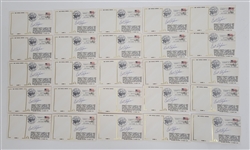 Bert Blyleven Lot of (25) 1987 Minnesota Twins Signed World Series Cachets Hand Cancelled w/Blyleven Signed Letter of Provenance