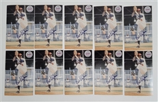 Bert Blyleven Lot of (10) Minnesota Twins Signed Postcards w/Blyleven Signed Letter of Provenance