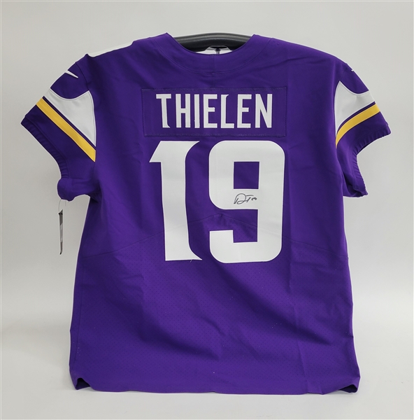 Adam Thielen Autographed Minnesota Vikings Nike Vapor Elite Authentic Jersey w/ Vikings COA
