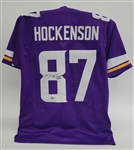 TJ Hockenson Autographed Custom Jersey Beckett