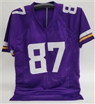 TJ Hockenson Autographed Custom Jersey Beckett