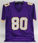 Cris Carter Autographed Custom Jersey