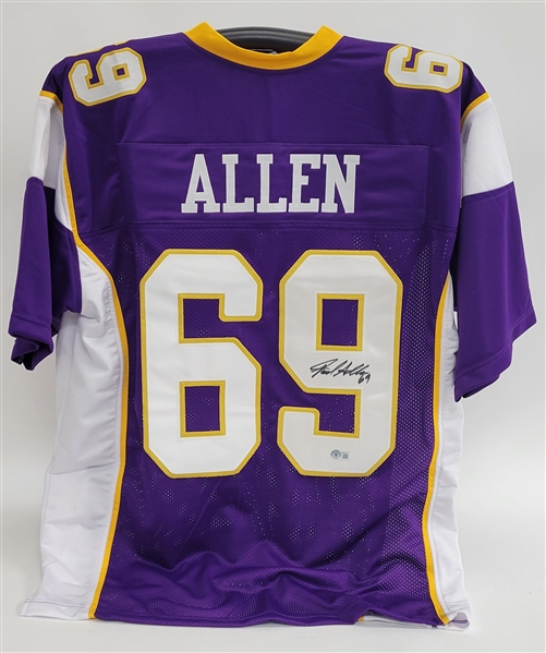 Jared Allen Autographed Custom Jersey Beckett