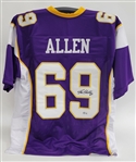 Jared Allen Autographed Custom Jersey Beckett