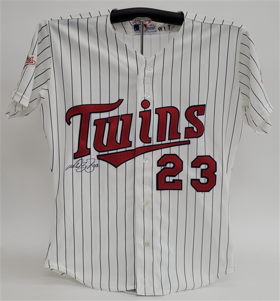 Willie Banks 1991 Minnesota Twins Game Used & Twice Signed Home Jersey *WS Team Member*