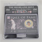 Harmon Killebrew Highland Mint Coin & Autographed OML Baseball JSA
