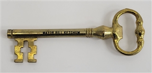 Harmon Killebrew's Personal Key to Dodge Center w/ Killebrew Letter of Provenance
