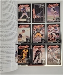 Baseball Collector's Card Book w/ 82 Cards Including Babe Ruth & 1991 National Conventional Magazine