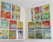 Baseball Collector's Card Book w/ 82 Cards Including Babe Ruth & 1991 National Conventional Magazine