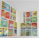 Baseball Collector's Card Book w/ 82 Cards Including Babe Ruth & 1991 National Conventional Magazine