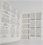 Baseball Collector's Card Book w/ 82 Cards Including Babe Ruth & 1991 National Conventional Magazine