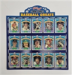 Kelloggs Corn Flakes Baseball Greats Card Poster