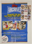 Autographed Heroes to Heroes Uncut Card Sheet & 2013 Topps Baseball Poster