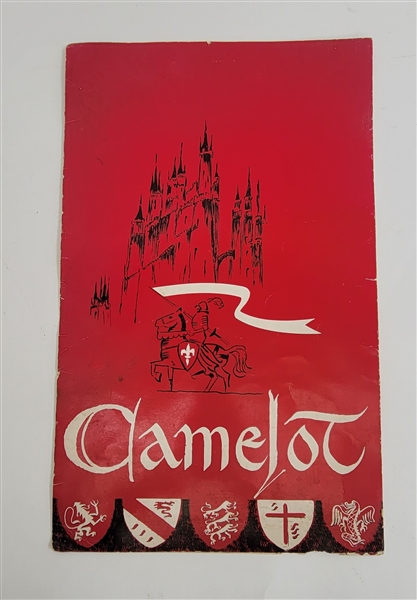 Original Menu From Camelot Restaurant in Bloomington, MN