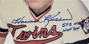 Harmon Killebrew Autographed & Inscribed 3-D Stand-Up Wooden Cutout Photo Beckett