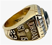 Michael Jordan 1991-92 NBA Championship 10K Gold Ring w/Original Presentation Box