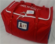 Mike Trout 2011 Los Angeles Angels Rookie Equipment Bag