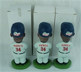 Kirby Puckett Lot of 3 Hall of Fame Bobbleheads Made by Alexander Global