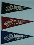 Minnesota Twins 1965 Vintage Pennants