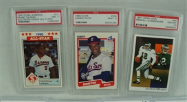 Baseball, Football & Basketball Graded Card Collection w/Frank Thomas 1990 Rookie PSA