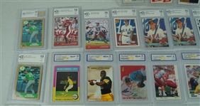 Baseball, Football & Basketball Graded Card Collection w/Frank Thomas 1990 Rookie PSA