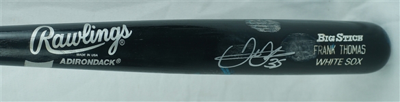 Frank Thomas 1996 Chicago White Sox Game Used & Autographed Bat PSA/DNA GU 9