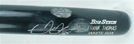 Frank Thomas 1996 Chicago White Sox Game Used & Autographed Bat PSA/DNA GU 9