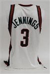 Brandon Jennings 2009-10 (tagged 2008-09) Milwaukee Bucks Game Used & Autographed Rookie Jersey w/ Dave Miedema LOA