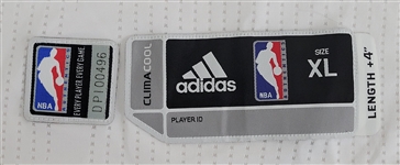 Brandon Jennings 2013-14 Detroit Pistons Game Used Jersey w/ Dave Miedema LOA