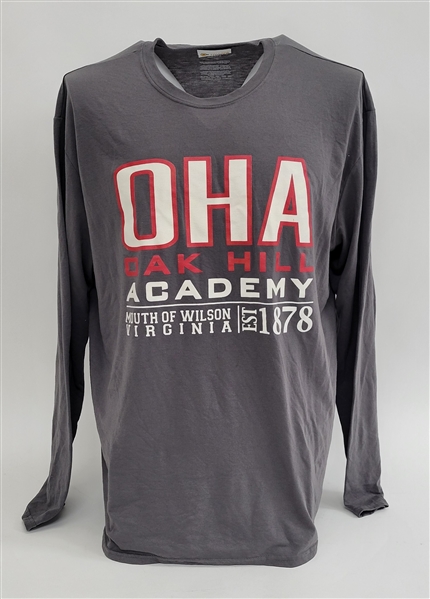 Oak Hill Academy Long Sleeve T-Shirt Attributed to Brandon Jennings