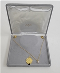 Don Baylor's 2000 Opening Series Silver Pendant & Pearl w/ Baylor Letter of Provenance