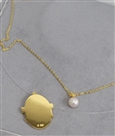 Don Baylor's 2000 Opening Series Silver Pendant & Pearl w/ Baylor Letter of Provenance