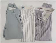 Don Baylors Lot of 3 Pairs of Game Used Pants w/ Baylor Letters of Provenance