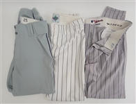 Don Baylor's Lot of 3 Pairs of Game Used Pants w/ Baylor Letters of Provenance