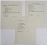Don Baylor's Lot of 3 Pairs of Game Used Pants w/ Baylor Letters of Provenance
