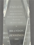 Brandon Jennings' 2008 Parade All-America High School Boys Basketball Player of the Year High School Award