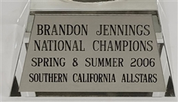 Brandon Jennings' National Champions Spring & Summer 2006 Southern California All-Stars High School Award