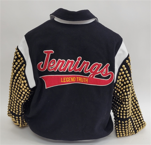 Brandon Jennings Personal Custom Letterman Jacket